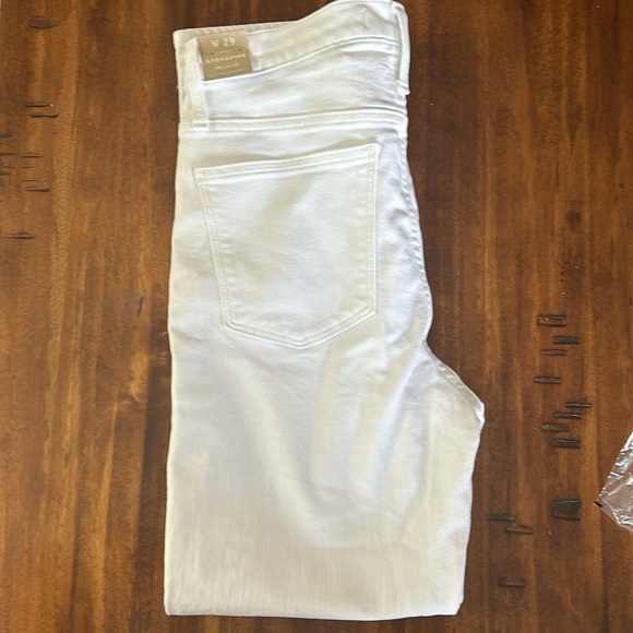 Madewell Stovepipe Jeans in Pure White MC636 Size 29 - Picture 6 of 8